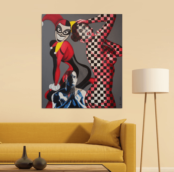 Couple and the Joker