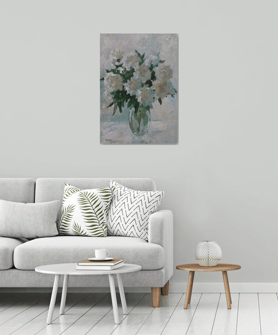 “White Peonies”