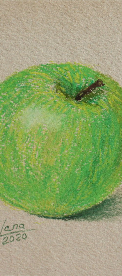 Apple I /  ORIGINAL PAINTING by Salana Art / Svetlana Samovarova