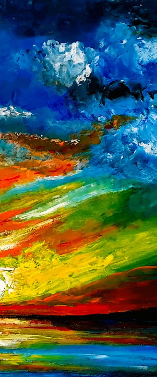 Setting sun 1 by Daniel Urbaník