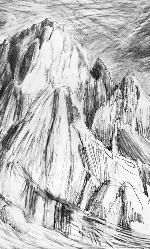 Bristly Ridge, Glyder Fach by Elizabeth Anne Fox