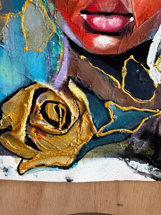 Petals Painted with Fire