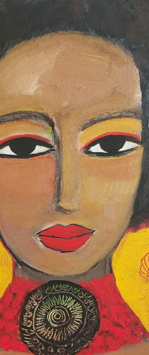 Black Lady by Nelly van Nieuwenhuijzen