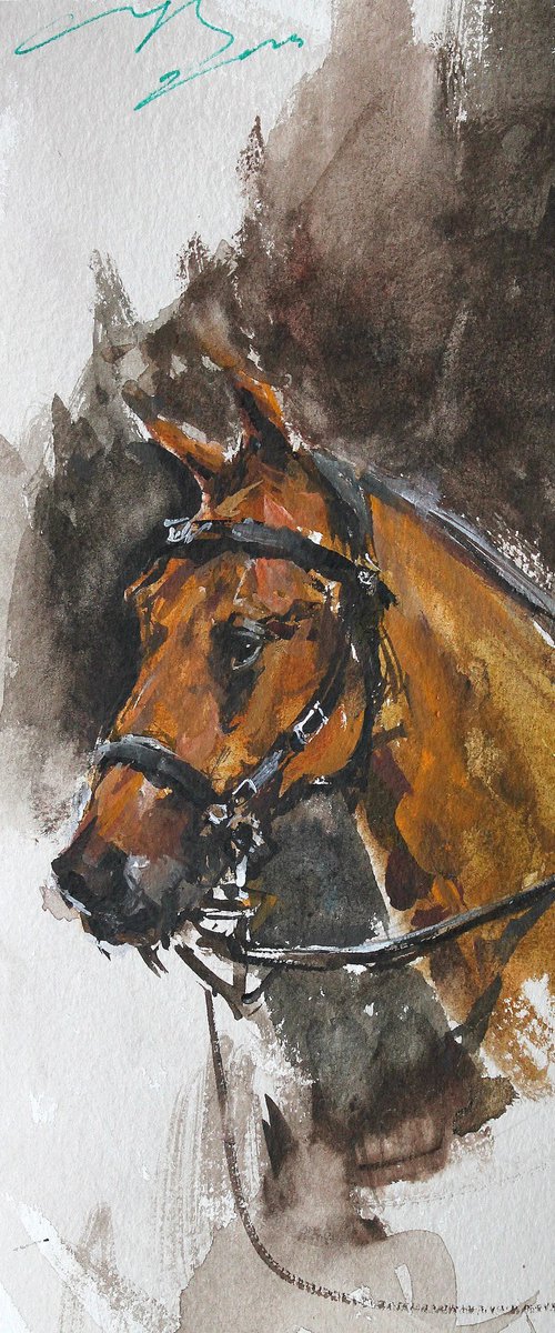 Head Horse V by Maximilian Damico