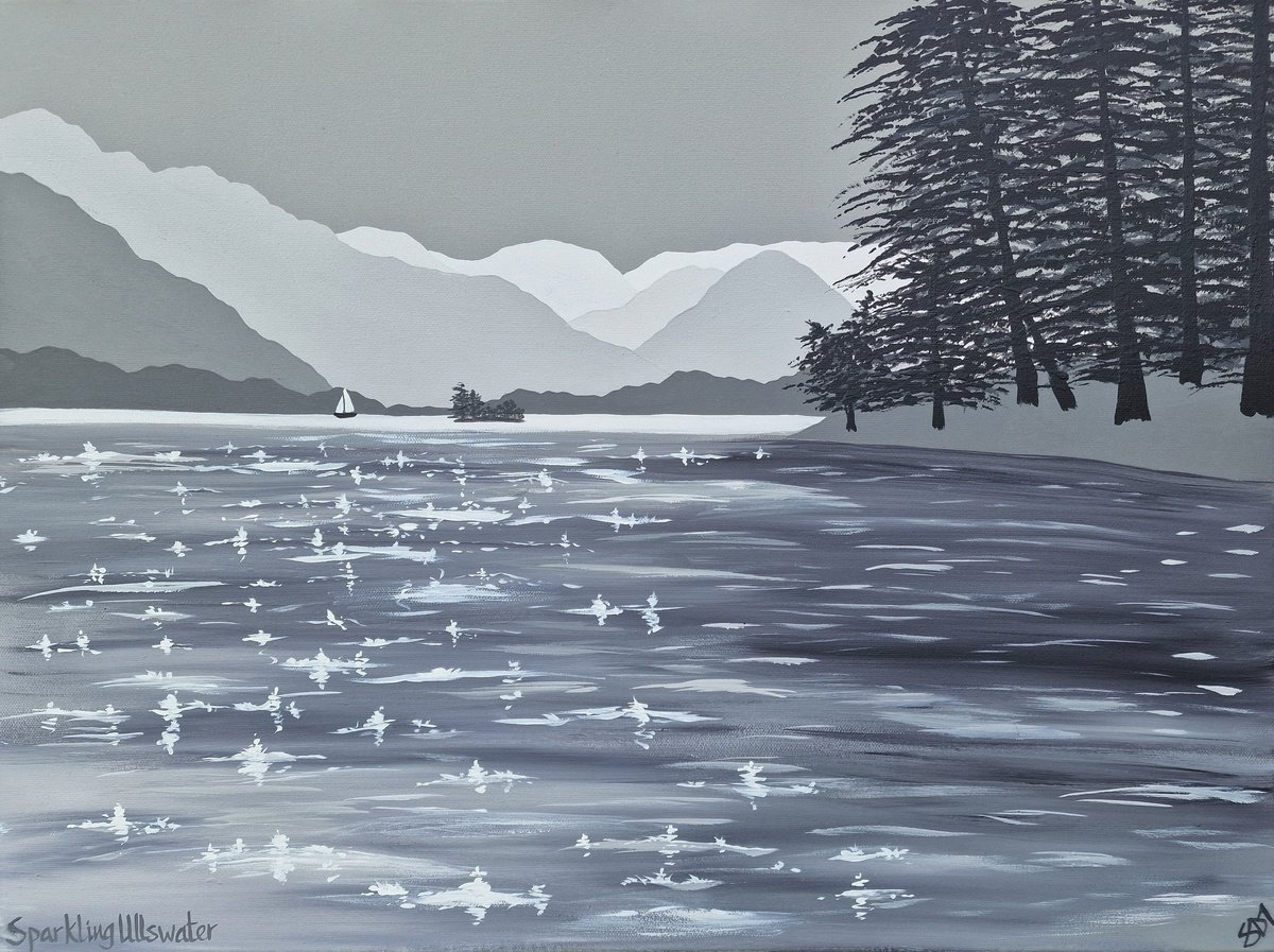 Sparkling Ullswater, The Lake District by Sam Martin