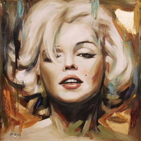 Marilyn Monroe Portrait | Black Edition No.07