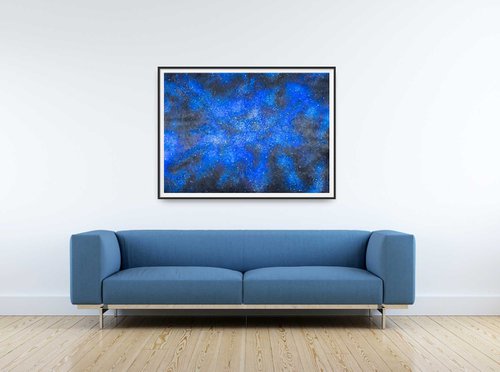 "Starlight night" 80x60cm by JuliaP Art