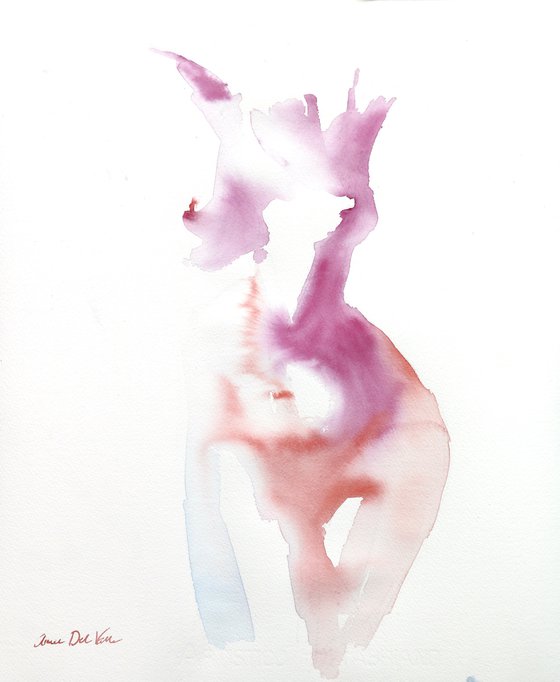 Nude painting "In Fluid Form I"