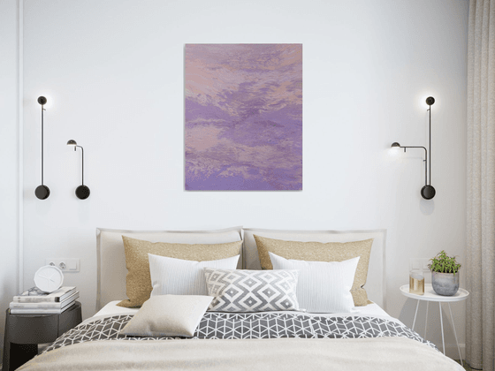 Lavender Swirl - Colorful Modern Abstract