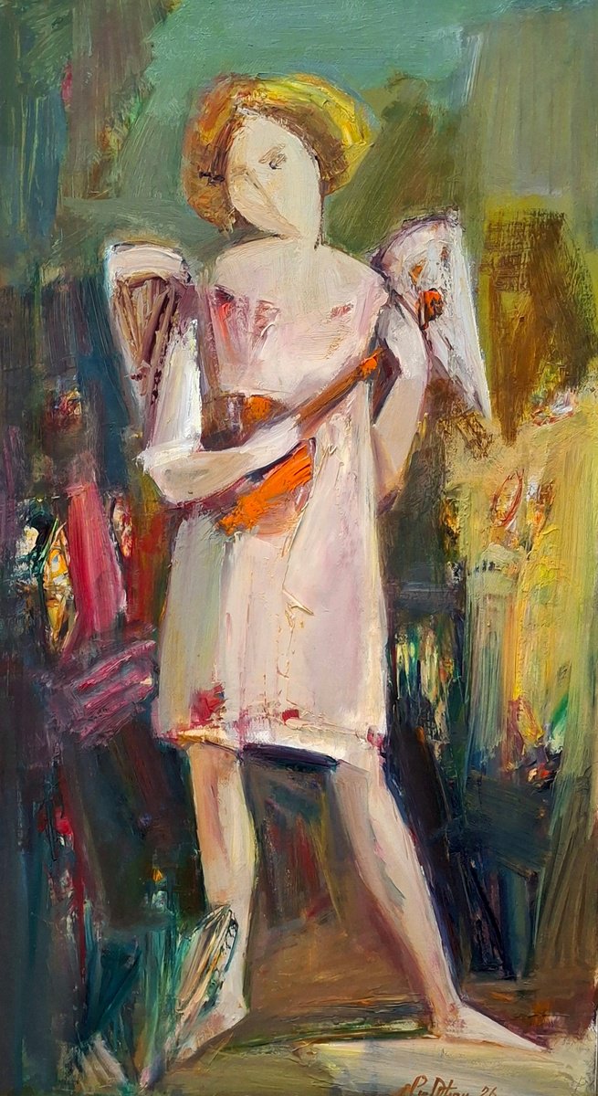 The Divine Musician By Matevos Sargsyan, 13 X 24, Artwork For Sale On Artfinder