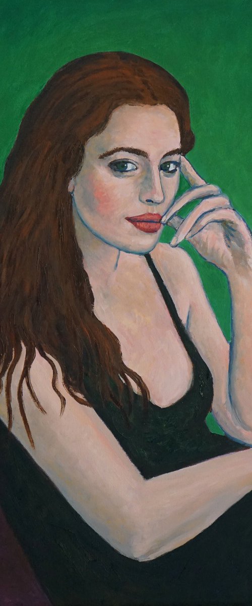 Green Portrait by silvio mazzotta
