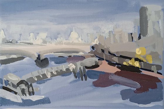 Dinky view of the Royal Festival Hall