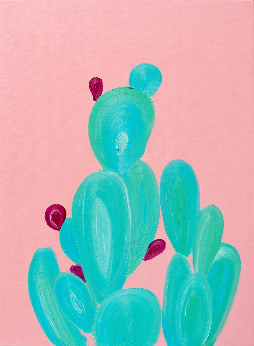 Soft Cactus by Nataliia Sydorova