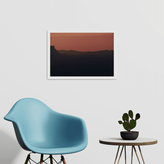 Sunrise over Ramon crater #8 | Limited Edition Fine Art Print 1 of 10 | 60 x 40 cm