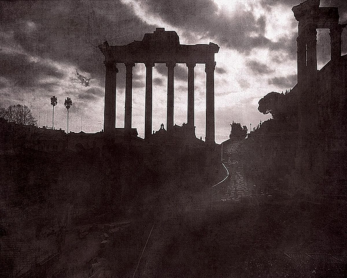 Winter in the Roman Forum by Nadia  Attura