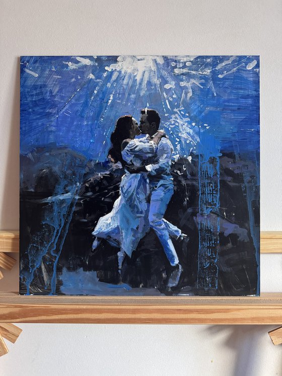Kissing underwater