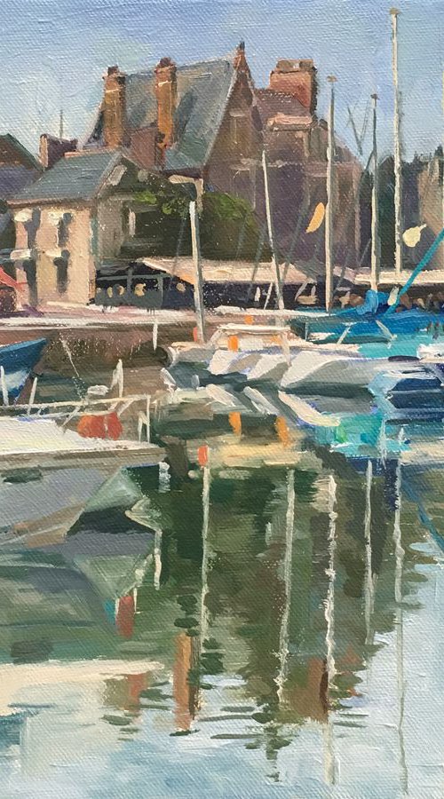 Paimpol Harbour by Ling Strube
