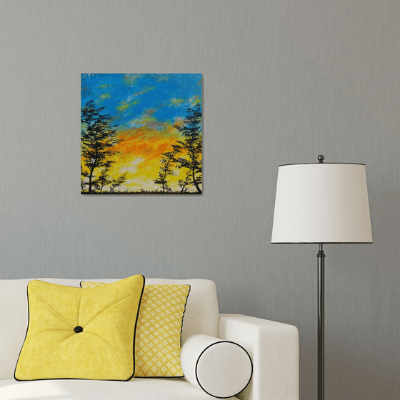 Yellow sunset 1