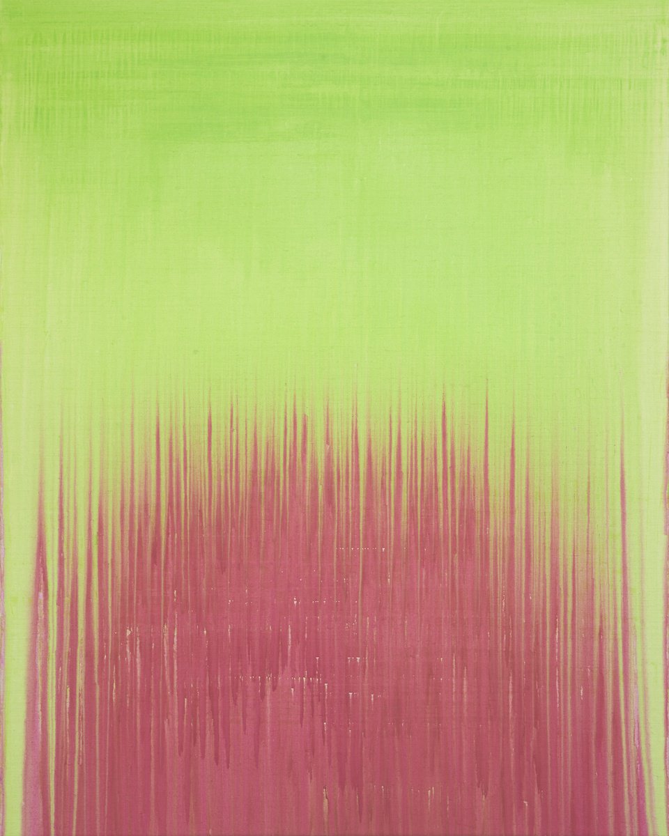 Lime Arc Over Pink Red by Simon Findlay