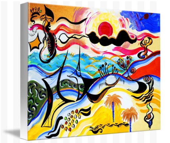 Puerto Rico - 32 x 24" limited edition print on canvas with white edge