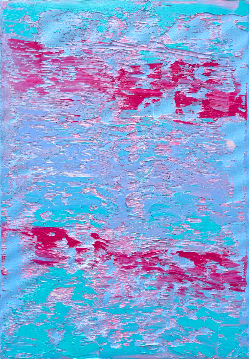 Abstract Oil Painting By Nataliia Sydorova, 10 X 14", Composition ?1, Original Artwork