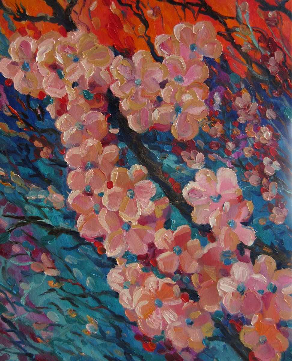 Apple Tree Blossom by Nadia Bykova
