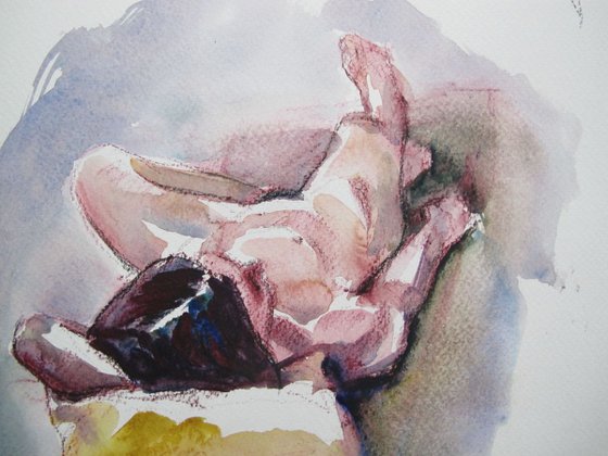 reclining female nude