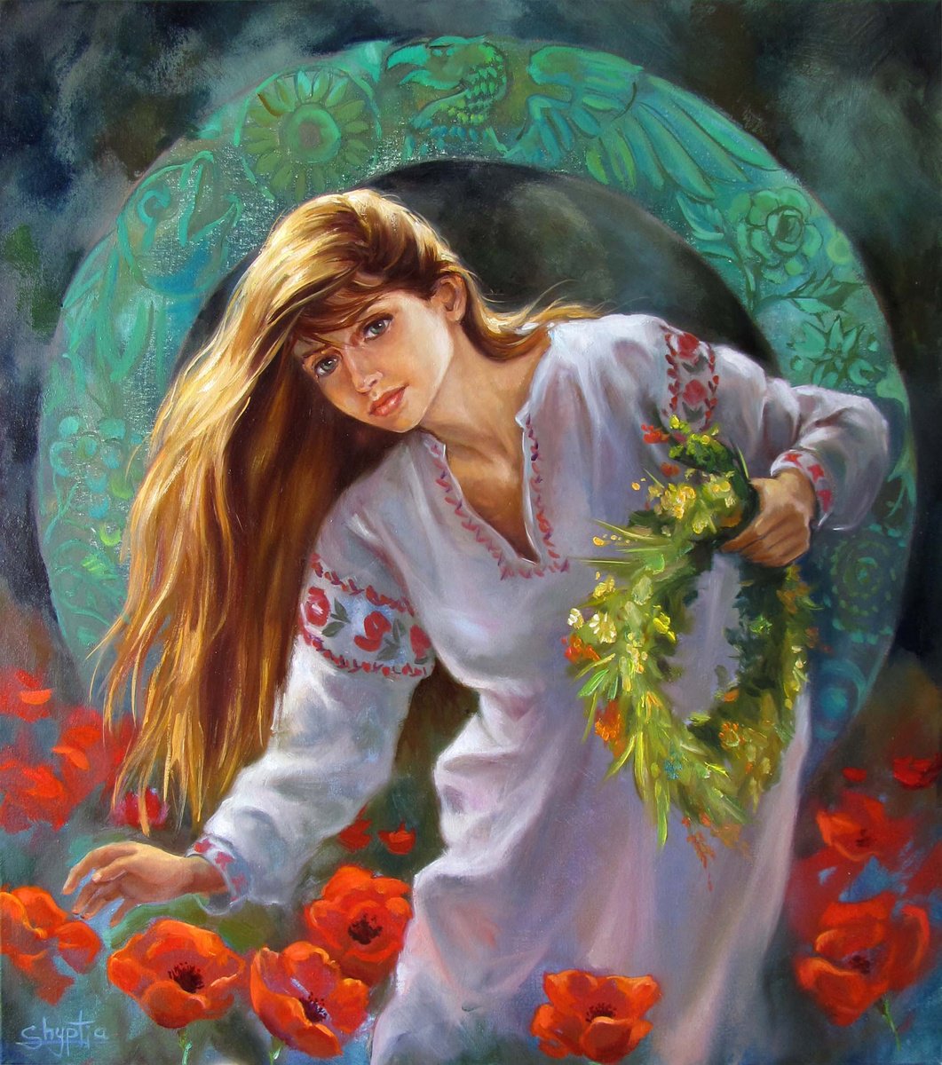 Red flowers by Kostiantyn Shyptia