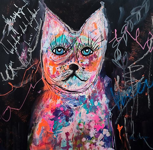 Le chat paisible by ÂME SAUVAGE