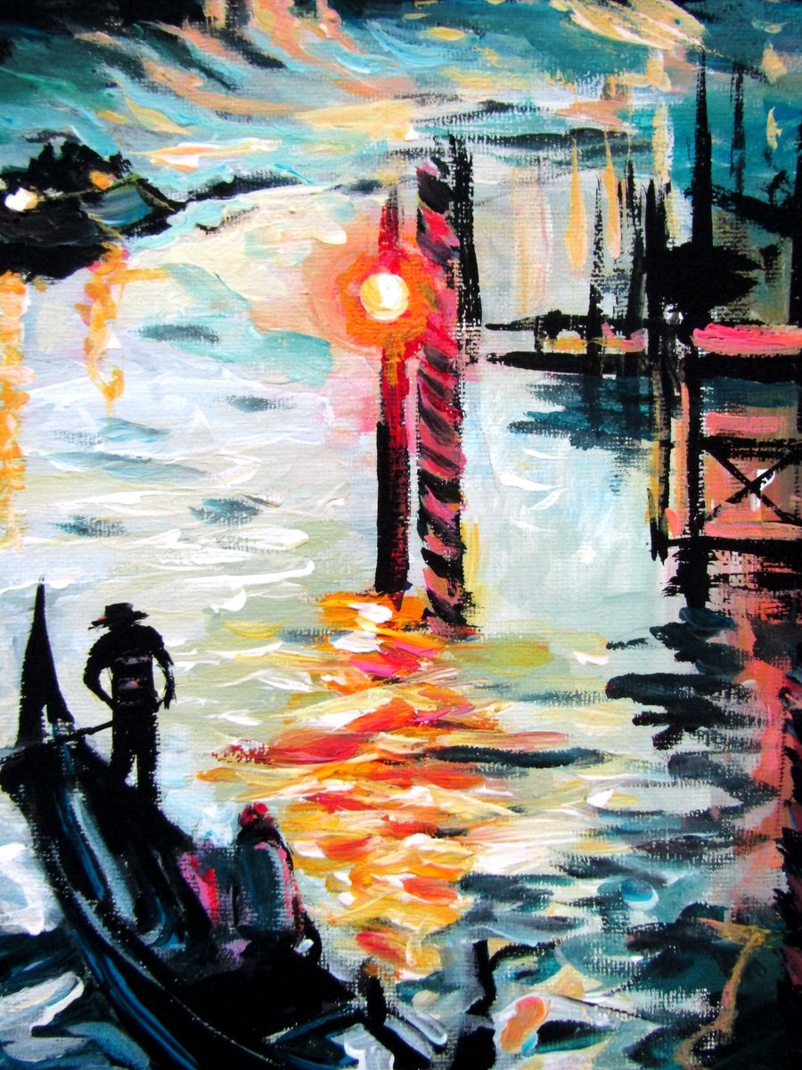 Beautiful Venice Ii By Kovacs Anna Brigitta, 12 X 16, Artwork For Sale On Artfinder