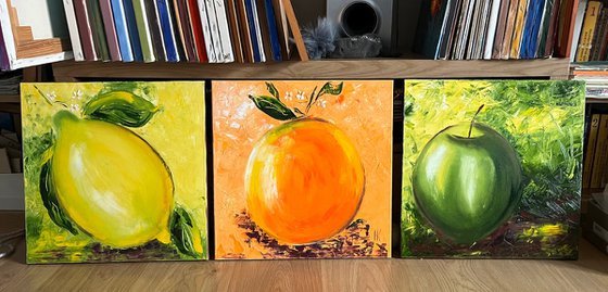 Orange Oil Painting