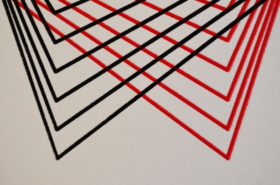 Red & Black Simetric Triangulation