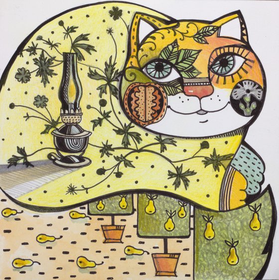 Golden Pear Cat