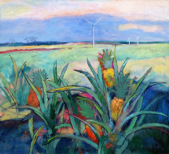 Pineapple at Twilight