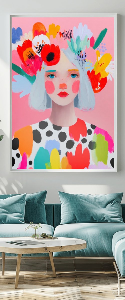Girl with blonde hair by Sasha Robinson