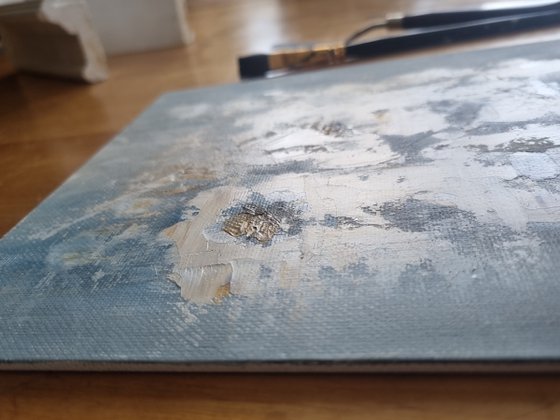 White Drift - Oil on canvas