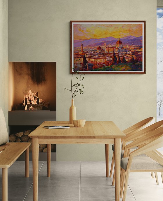 Warm evening in Florence