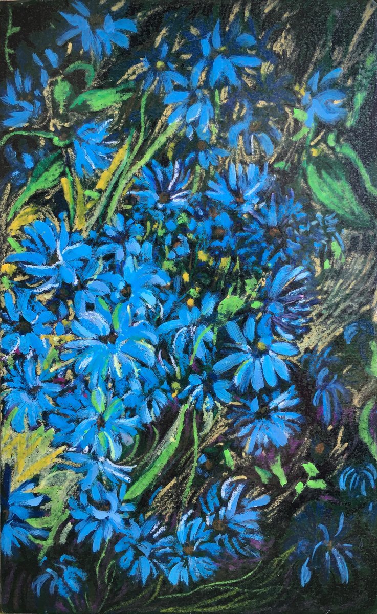 Blue flowers by Raffi Ghazaryan