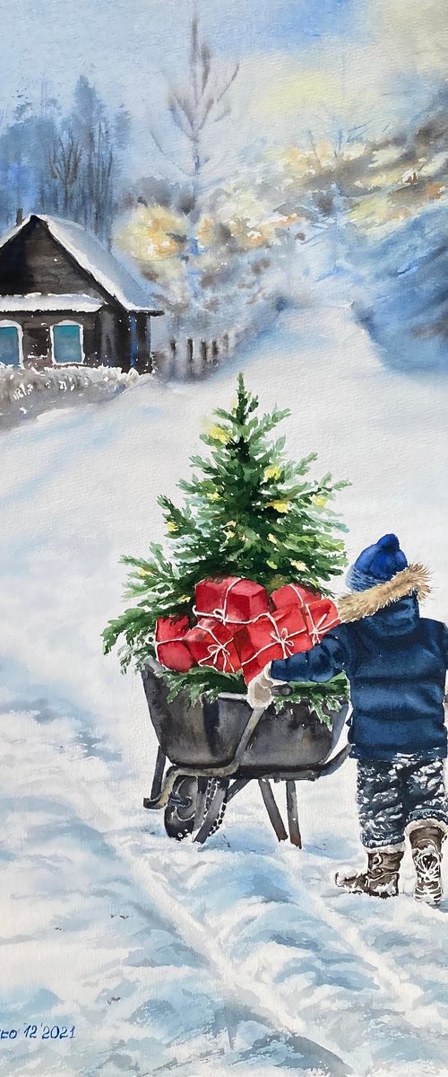 Christmas is coming by Natalia Butenko