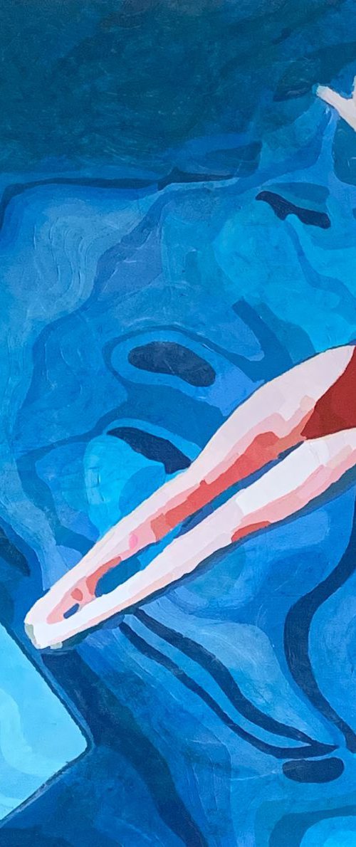 La plongeuse / The Diver by Lynda Gagnon