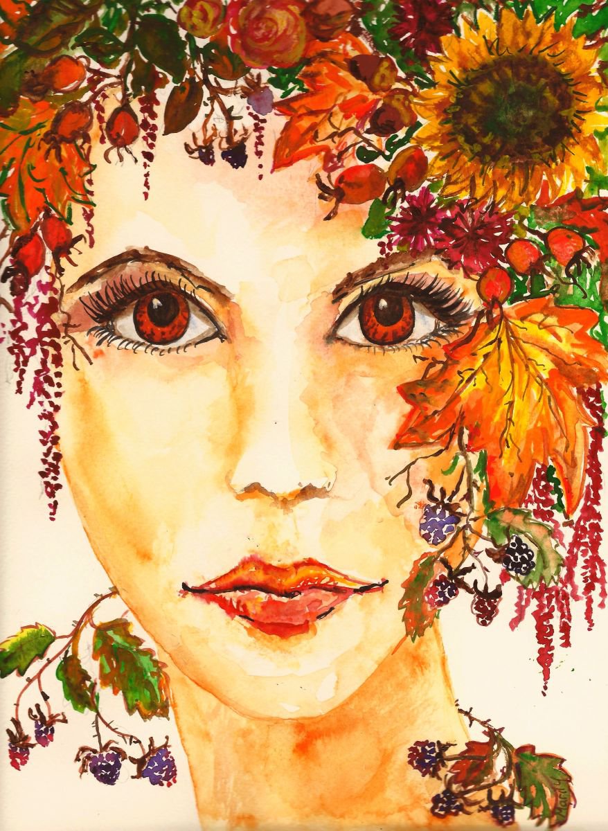 Goddess of Autumn by Marily Valkijainen