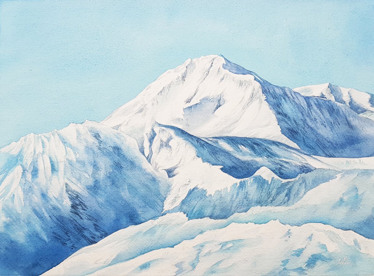 Snowy mountains #3 by Svetlana Lileeva