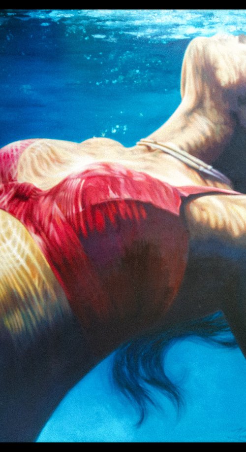 Kiss me sea by Lesja Rygorczuk