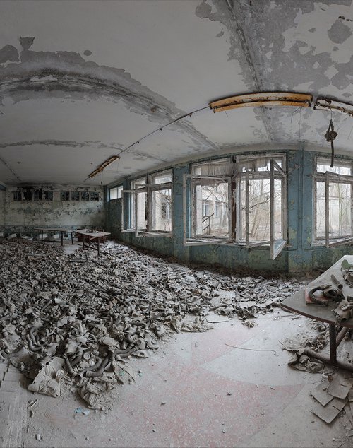 #81. Pripyat Gasmask Room 1 - XL size by Stanislav Vederskyi