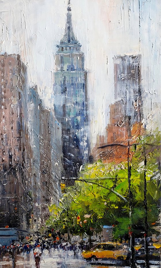CITY LIGHTS B-47. NEW YORK.