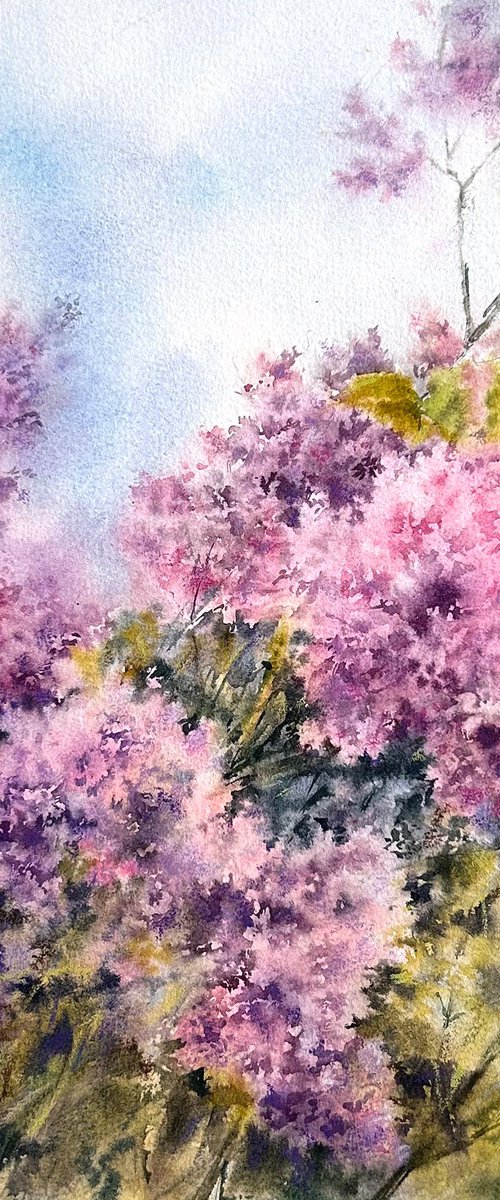 Bouquet of lilacs by Olga Grigo