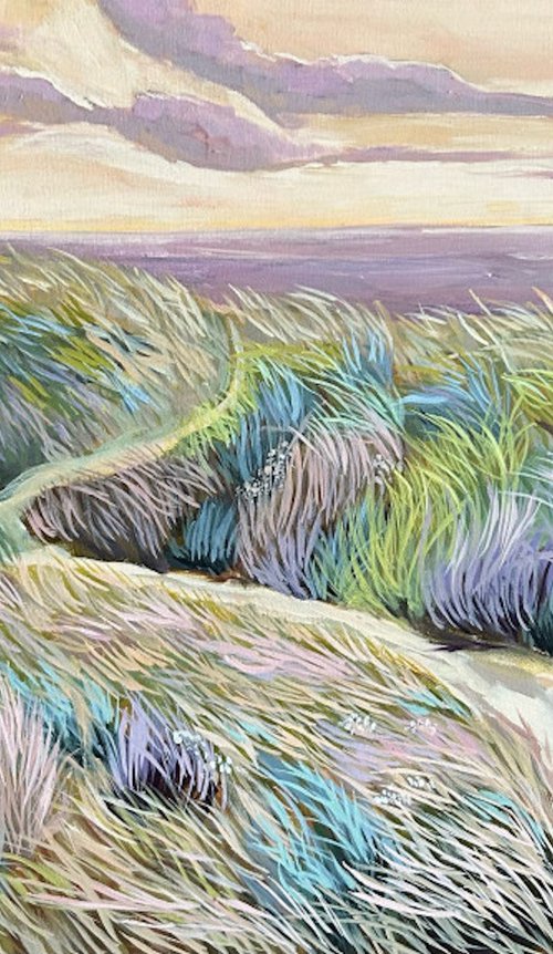 Evening. Dunes by Gabriele Prismantaite