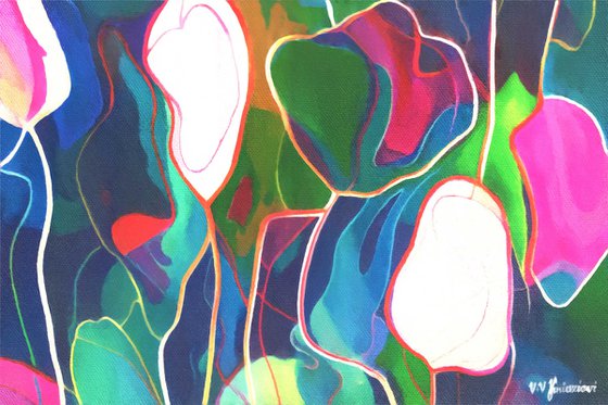 Jazz Style Flowers #3