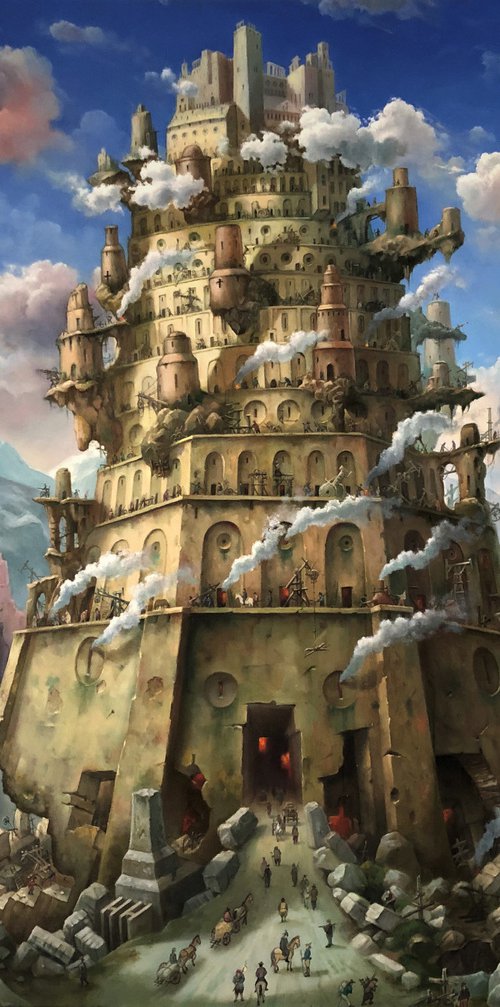 Tower of Babel. by Alexander Mikhalchyk