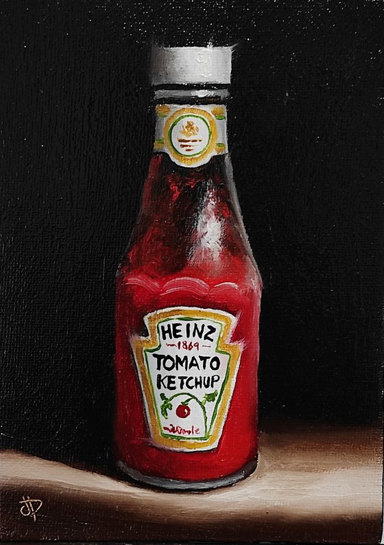 Ketchup still life